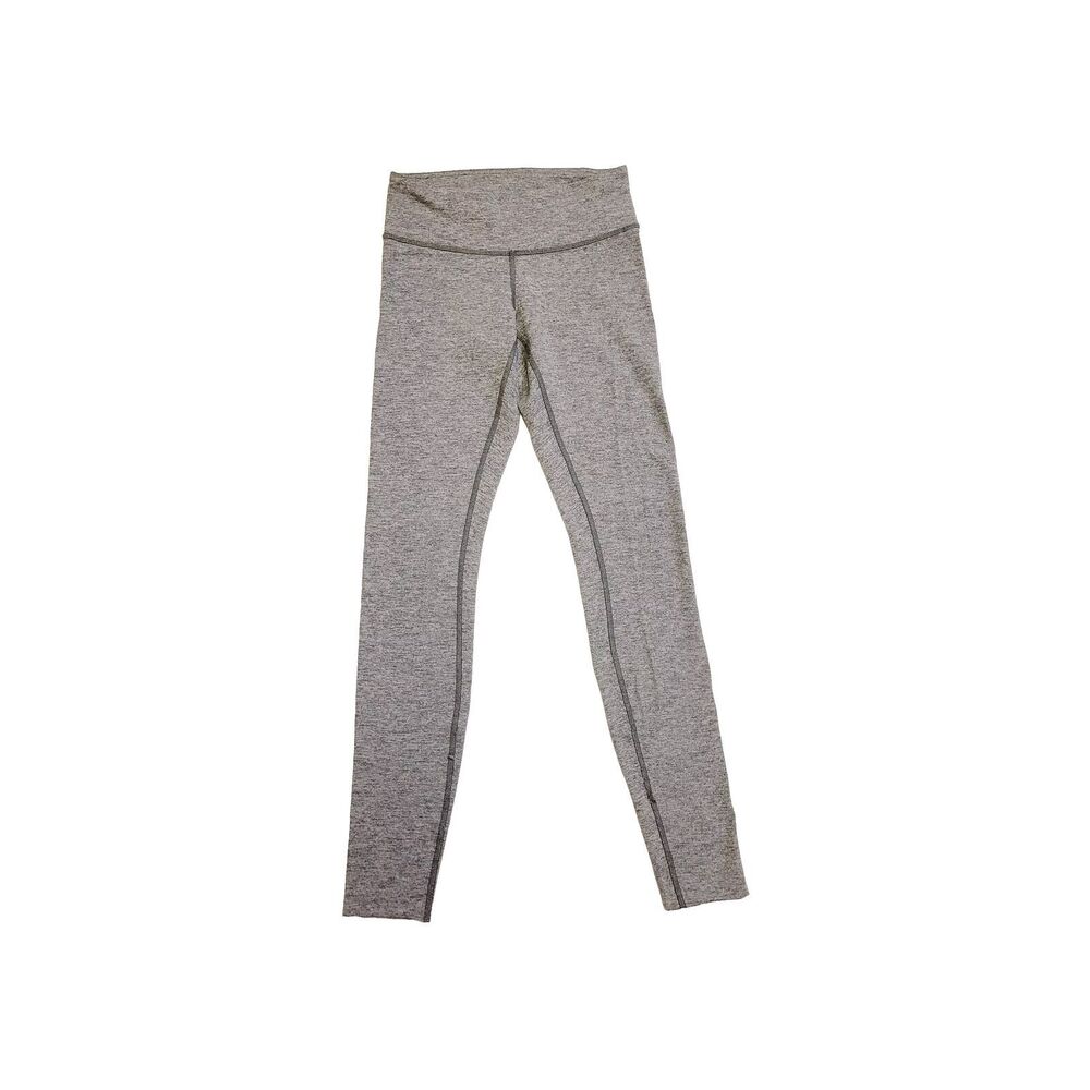 Lululemon Athletica Running Joggin Training Tight Fit Gray Size 4 Women Leggings